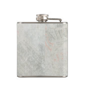 Vintager Weihnachtsmann Flachmann (Rückseite)