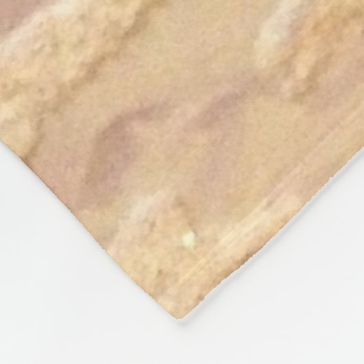 Vintager Weihnachtsmann Fleecedecke (Ecke)