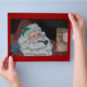 Vintager Weihnachtsmann Flyer (Hand)