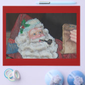 Vintager Weihnachtsmann Flyer (Einzeln)