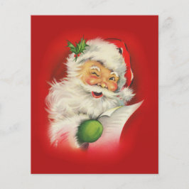 Vintager Weihnachtsmann Flyer