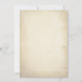 Vintager Weihnachtsmann Frohe Weihnachten Party Einladung (Rückseite)