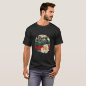 Vintager Weihnachtsmann frohe Weihnachtsgesicht Al T-Shirt (Vorne ganz)
