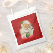 Vintager Weihnachtsmann Geschenktütchen (Ausgeschnitten)