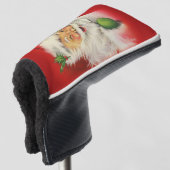Vintager Weihnachtsmann Golf Headcover (3/4 Vorderseite)