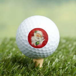 Vintager Weihnachtsmann Golfball
