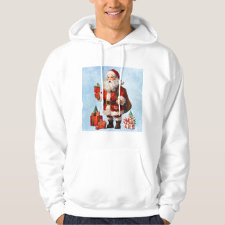 Vintager Weihnachtsmann Hoodie