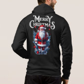Vintager Weihnachtsmann Hoodie (Rückseite)