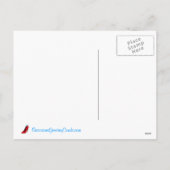 Vintager Weihnachtsmann im Auto: Postkarten (Rückseite)