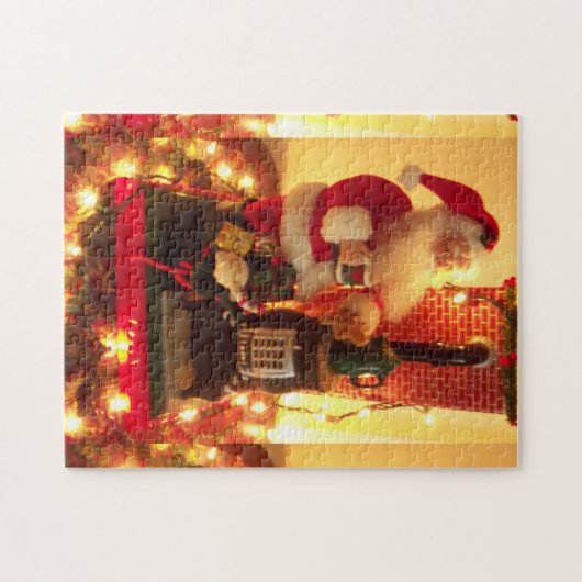 Vintager Weihnachtsmann Jigsaw Puzzle (Horizontal)