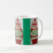 Vintager Weihnachtsmann Kaffeetasse (VorderseiteRechts)
