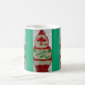 Vintager Weihnachtsmann Kaffeetasse (Mittel)