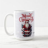 Vintager Weihnachtsmann Kaffeetasse (Links)