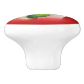 Vintager Weihnachtsmann Keramikknauf (Seitenansicht)