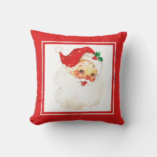 Vintager Weihnachtsmann Kissen