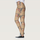 Vintager Weihnachtsmann Leggings (Links)