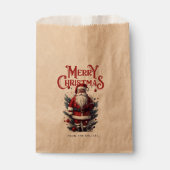 Vintager Weihnachtsmann-Liebesbeutel Geschenktütchen (Vorderseite)