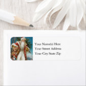 Vintager Weihnachtsmann liefert Weihnachtsbaumspie (Insitu)