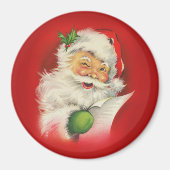 Vintager Weihnachtsmann Magnet (Vorne)