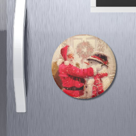 Vintager Weihnachtsmann Magnet