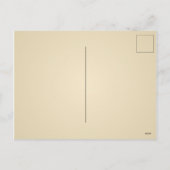 Vintager Weihnachtsmann - Meine besten Wünsche Feiertagspostkarte (Rückseite)