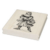 Vintager Weihnachtsmann mit Geschenksack Gummistempel (Stempel)