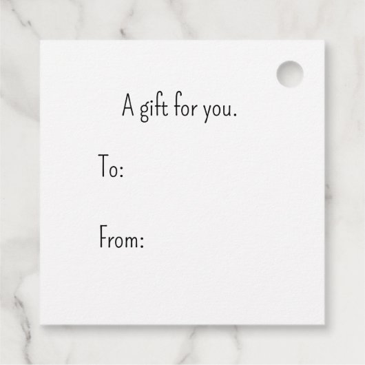 Vintager Weihnachtsmann mit Holly Weihnachtsgesche Geschenkanhänger (Rückseite)