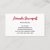 Vintager Weihnachtsmann mit Kiefernwald Visitenkarte (Rückseite)