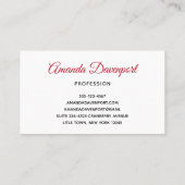 Vintager Weihnachtsmann mit Kiefernwald Visitenkarte (Rückseite)