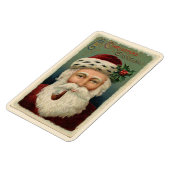 Vintager Weihnachtsmann mit Pickel Magnet (Linke Seite)