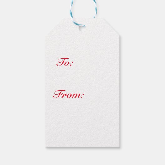 Vintager Weihnachtsmann mit Weihnachtsgeschenk Tag Geschenkanhänger (Rückseite)