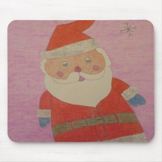 Vintager Weihnachtsmann Mousepad (Vorne)