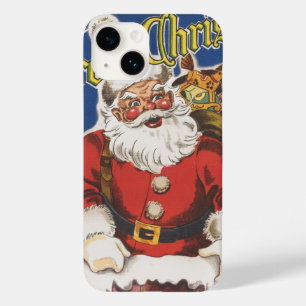 Vintager Weihnachtsmann, Nacht vor Weihnachten Case-Mate iPhone 14 Hülle