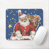 Vintager Weihnachtsmann, Nacht vor Weihnachten Mousepad (Mit Mouse)