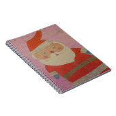 Vintager Weihnachtsmann Notizblock (Rechte Seite)