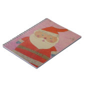 Vintager Weihnachtsmann Notizblock (Linke Seite)