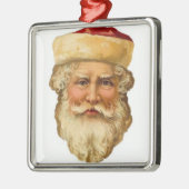 Vintager Weihnachtsmann Ornament Aus Metall (Links)