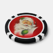 Vintager Weihnachtsmann Pokerchips (Einzeln)