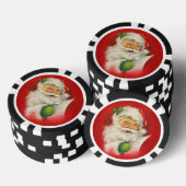 Vintager Weihnachtsmann Pokerchips (Stapel)