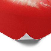 Vintager Weihnachtsmann Poster (Ecke)