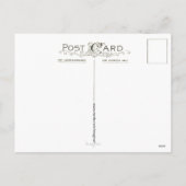 Vintager Weihnachtsmann Postkarte (Rückseite)