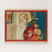 Vintager Weihnachtsmann Puzzle (Horizontal)