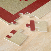 Vintager Weihnachtsmann Puzzle (Seite)