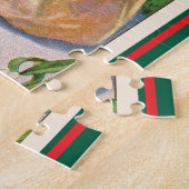 Vintager Weihnachtsmann Puzzle (Seite)