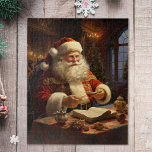 Vintager Weihnachtsmann Puzzle<br><div class="desc">Feiern Sie mit diesem Vintagen Santa Claus Jigsaw Puzzle den Zauber der Weihnachtszeit, einem zeitlosen Weihnachtsnostalgie, das Ihre Zuhause mit festlichem Beifall füllen wird. Machen Sie sich bereit, das Wunder und die Freude der Weihnachtsfeiern zu erleben, während Sie dieses festliche Puzzle zusammenstellen. Bestellen Sie noch heute und machen Sie Ihre...</div>