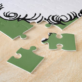 Vintager Weihnachtsmann Puzzle (Seite)