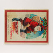 Vintager Weihnachtsmann Puzzle (Horizontal)