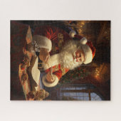 Vintager Weihnachtsmann Puzzle (Horizontal)
