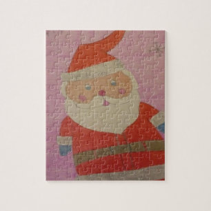 Vintager Weihnachtsmann Puzzle