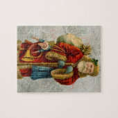 Vintager Weihnachtsmann Puzzle (Horizontal)